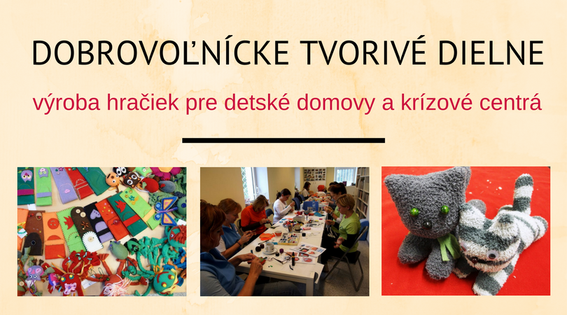 Dobrovoľnícke tvorivé dieľne – 16/11/2017