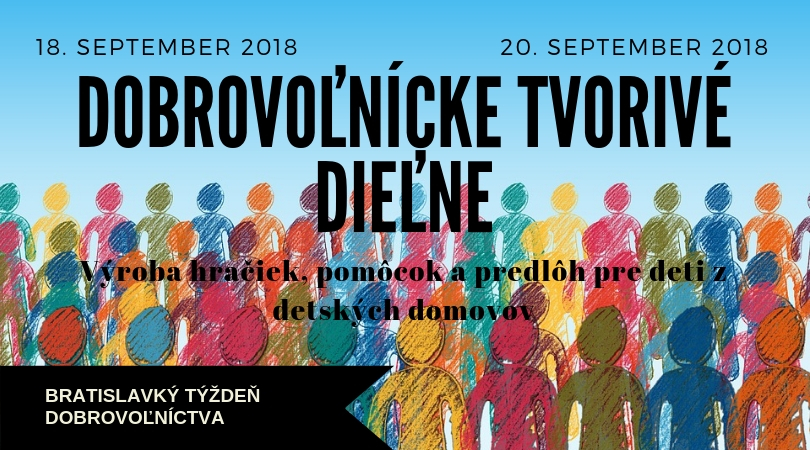 Dobrovoľnícke tvorivé dieľne – 18/09/2018